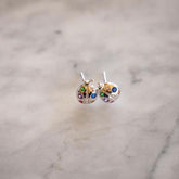 Ladybug Silver Ladybug Stud Earrings